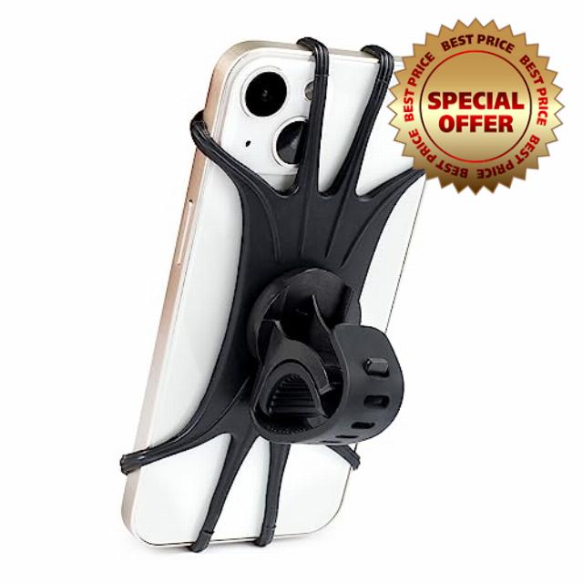 Hoovy Silicone Stroller Phone Holder | Cell Phone Holder for Strollers