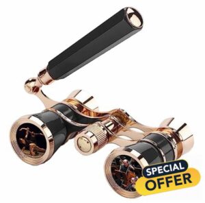 Opera Glasses Binoculars Black New