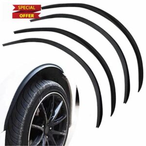 Jawmoy 4 PCS Car Wheel Brow Decorative Strip