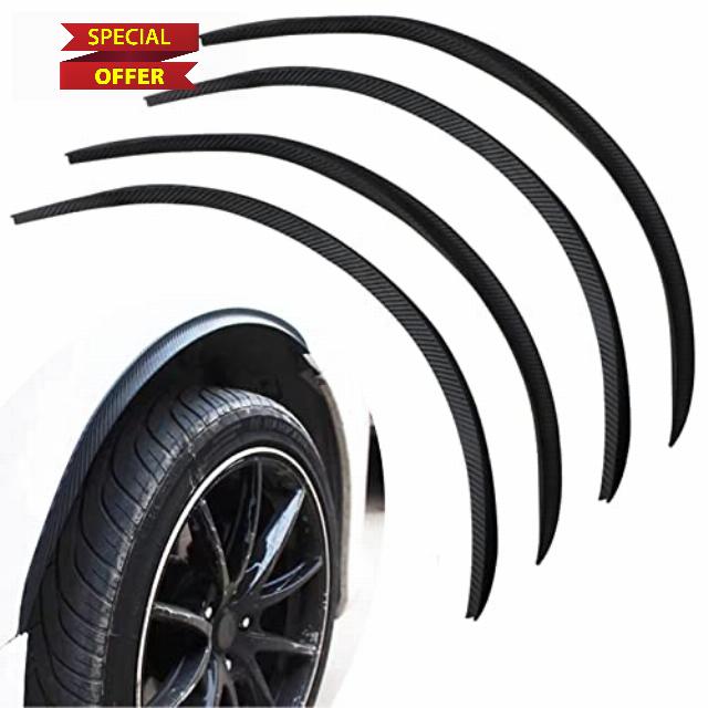 Jawmoy 4 PCS Car Wheel Brow Decorative Strip