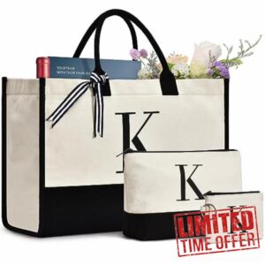 GASSDA Monogram Tote Bags For Women