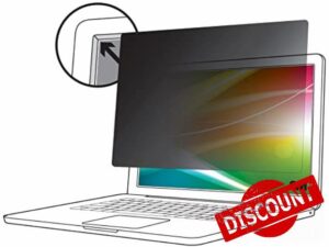 3M Bright Screen Privacy Filter for 13.3in Laptop