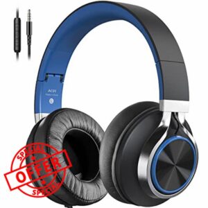 COOSII AC01 Headphones Wired Noise Isolating Over Ear