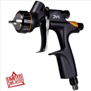 DV1-B1+ CLEARCOAT HVLP Plus Gravity Feed Spray Gun 1.3MM CV1 600ML