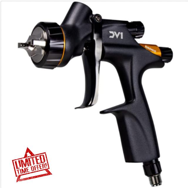 DV1-B1+ CLEARCOAT HVLP Plus Gravity Feed Spray Gun 1.3MM CV1 600ML