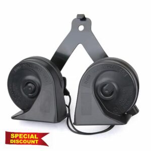 MILIPARTS Horn Assembly With Bracket Compatible with F-150 2015-2022 Expedition 2.5L 3.5L 2018-2022 Replace FL3Z13832C FL3Z-13832-A FL3Z13832A