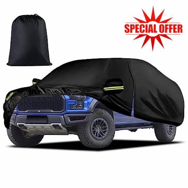 Truck Cover with Door Zipper Waterproof All Weather