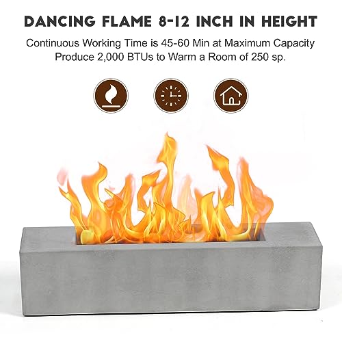 Rectangle Ethanol Tabletop Fireplace