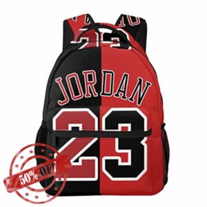 PAPIYI Basketball 23 Backpack Laptop Travel Book Bag Lightweight Daypack For Men Women Teens