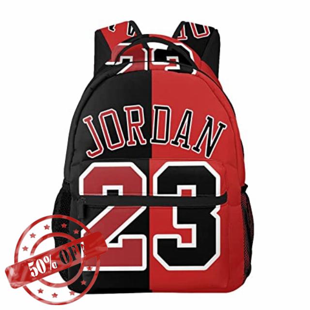 PAPIYI Basketball 23 Backpack Laptop Travel Book Bag Lightweight Daypack For Men Women Teens
