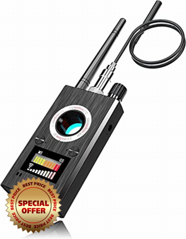 Hidden Devices Detector Anti Spy Detector Hidden Camera Detectors Bug Detector GPS Detector RF Signal Scanner Device Detector for GPS Tracker Listening Device Camera Finder