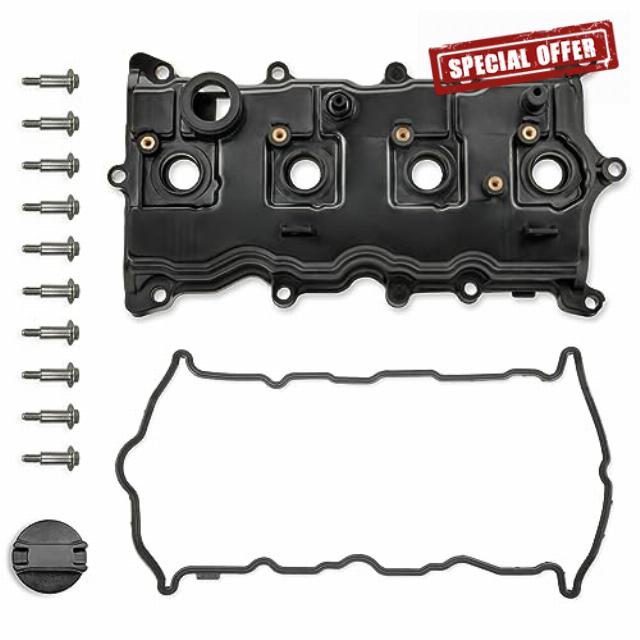 MILIPARTS Engine Valve Cover Set Compatible with 2008-2013 Nissan Rogue 2014-2015 Nissan Rogue Select Replaces Parts 13264-JG30A 13264-JG30B 13264-JG30C