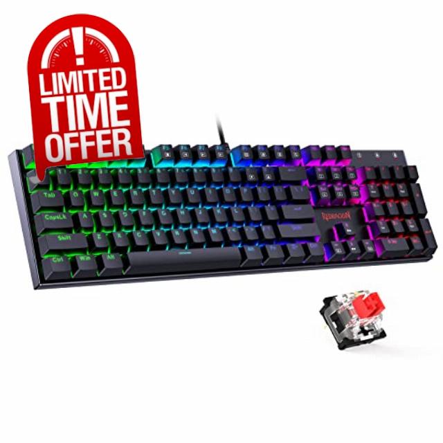 Redragon Mechanical Gaming Keyboard with Red Switches
