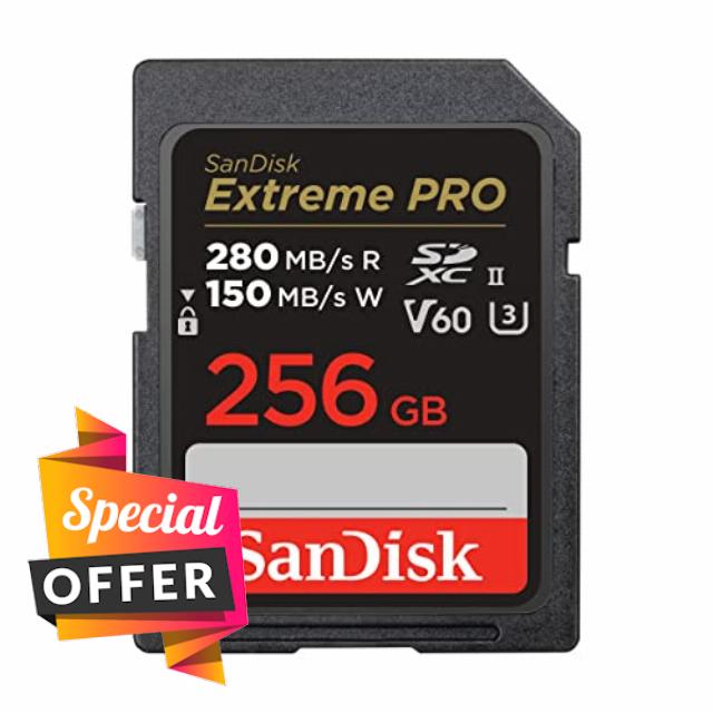 SanDisk 256GB Extreme PRO SDXC