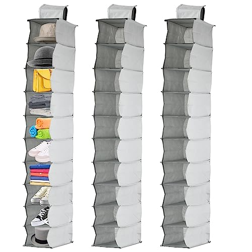10-Shelf Hanging Storage Shelves Holder for Bedroom Wardrobe