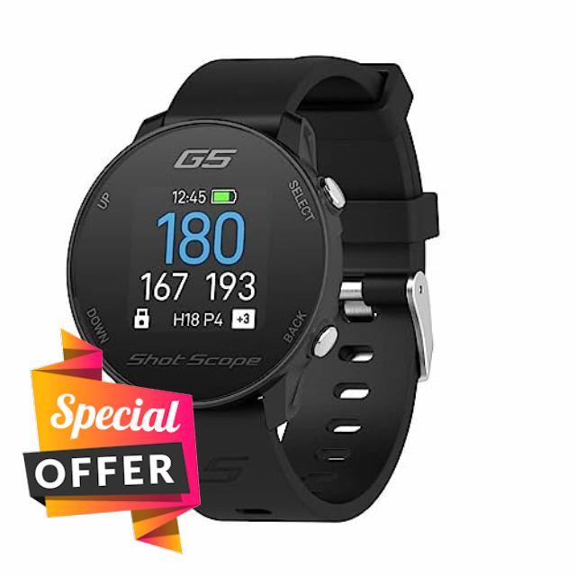 Shot Scope G5 Golf GPS Watch (Black)