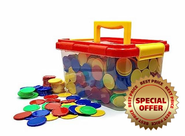 MELEWI Table Game Set of Poker Chips