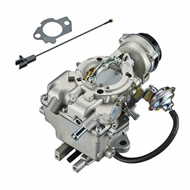 BDFHYK 1 Barrel Carburetor Carb CA-7051 CA-1270 C6269 16010FD300 Compatible with Ford Bronco Fairmont Granada Econoline E Series F100 F150 F250 F350 Engine 200 250 300 Cu Carburetor Kit Electric Choke