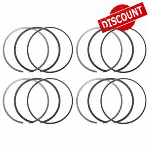 Hihaha 23040-25200 / Front/Piston Ring for Hyundai Tucson 2.4L L4 2010-2013 / Piston Ring Std/Metal / 1 Set/Deep Gray