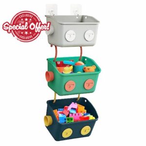 Karceyworth Bath Toy Storage Organizer Basket