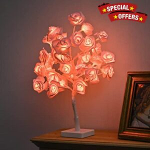 Hawisphy Rose Flower Tree Lamp