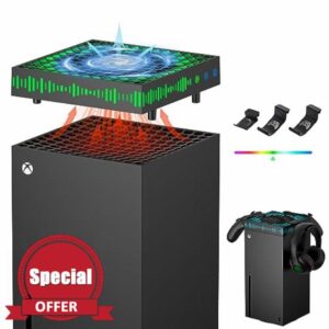 Cooling Fan for Xbox Series X with Dust Filter