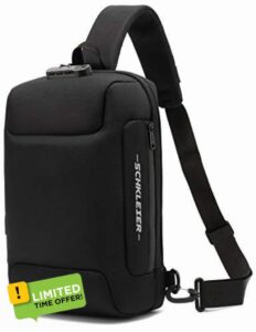 Schkleier Sling Bag USB Anti-theft Laptop Backpack