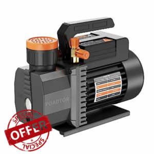 POADTOR 5CFM Vacuum Pump