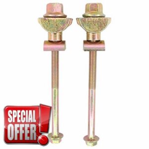 XtremeAmazing 2Pcs Bolt Hexagon Anchor Arm Adjusting Torsion Bar for Pickup 4Runner T100 Hilux