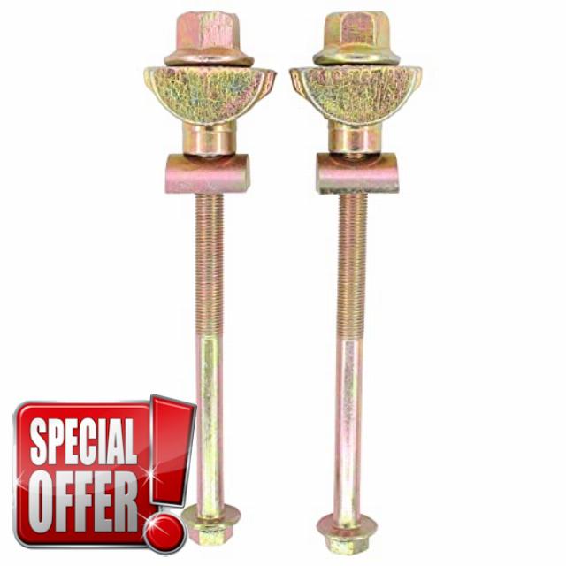 XtremeAmazing 2Pcs Bolt Hexagon Anchor Arm Adjusting Torsion Bar for Pickup 4Runner T100 Hilux