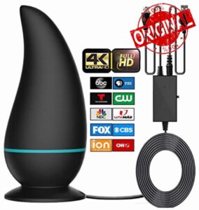 [2023 Release] Antier 400+ Miles Range Indoor TV Antenna &ndash; HDTV Antennas are 8K 4K Full HD Compatible