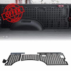 Bed Side Molle Panels for The 2022-2023 Toyota Tundra Passenger Side | Utilizes Factory Bed Rail | Molle Pattern Offers Diverse Mounting Solutions | Made in The USA | Rago Fabrication