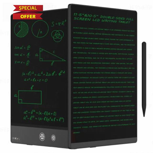 Ksequ LCD Writing Tablet for Adults- 11.5″&10.5″ LCD Writing Tablet Double-Sided Full Screen