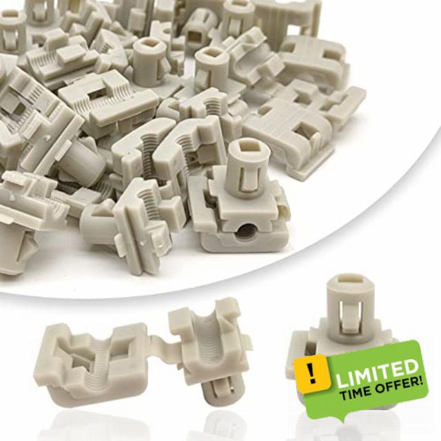 20Pcs Door Lock Rod Clips Tailgate Handle Rod Retainer Compatible with Buick Cadillac Chevrolet 16629990 16675980