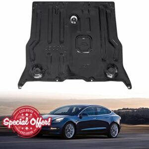 POKIAUTO Front Skid Plate for Tesla Model 3 2017-2023 / Model Y 2020-2023 Accessories