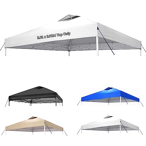 Pop Up Canopy Tent Top with Air Vent Ropes