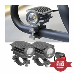 BELOMI 2 Pcs Motorcycle LED Headlight