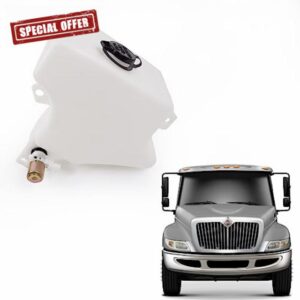 MIKODA Windshield Washer Fluid Reservoir Tank with Cap 603-5402 Compatible with Kenworth T680 T880 Peterbilt 320 330 335 340 357 362 365 367 378 382 384 385 386 387 388 389 2006-2016
