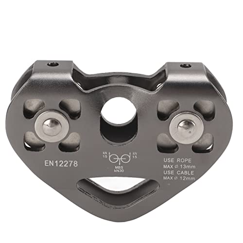 Double Bearings Aviation Aluminum Stainless Steel Zipline Swivel Pulley
