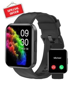 RUIMEN Smart Watch for Women Men Smart Watches with Call Function Fitness Tracker Watch with Heart Rate Monitor Pedometer Oximeter Sleep Tracker Waterproof Smartwatch Answer/Make Calls for Android iOS