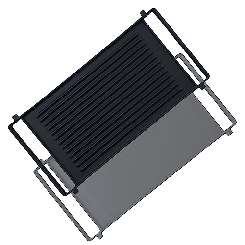 Gas Cooktop Reversible Center Griddle Plate for GE Stove Top Middle Burner Griddle GE Gas Range Grill Griddle Flat Top 1 Pack