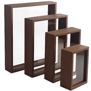 Double Glass Shadow Boxes Display Cases