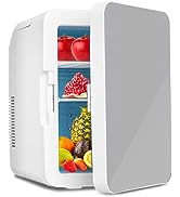 ARTETHYS Mini Fridge for Bedrooms 10L Car Fridge Mini Refrigerator with System Cooler and Warmer ...