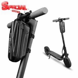 QMWHEEL 2L Electric Scooter Handlebar Bag Front Hanging Bag Waterproof EVA Hard Shell Storage Bag