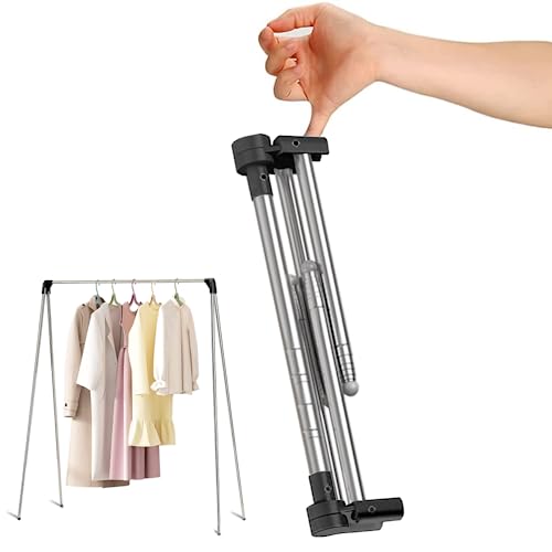 Foldable Collapsible Clothing Rack
