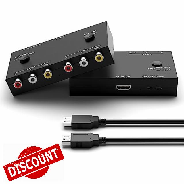 Dacimora 2 RCA zu HDMI