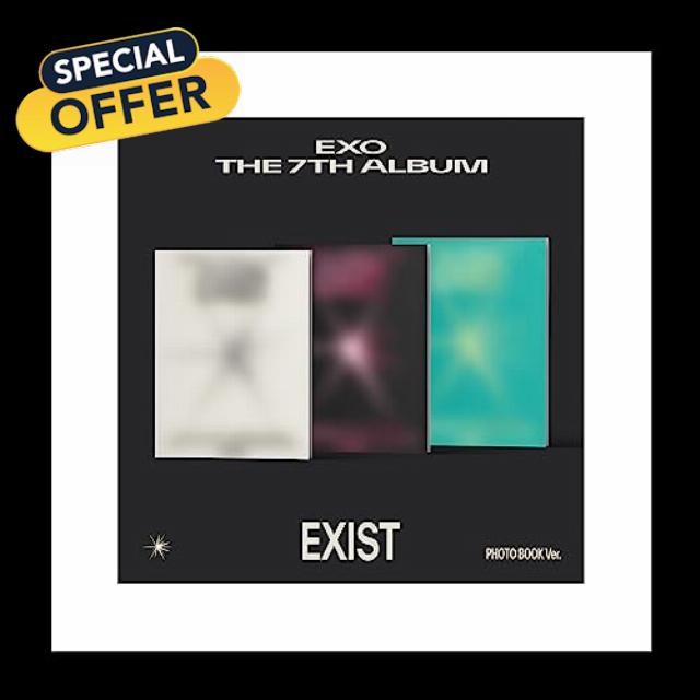 EXO EXIST 7th Album Contents+POB+Photocard+Tracking Sealed (PhotoBook SET(A+B+C))