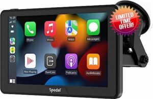 Portable Car Stereo with Wireless CarPlay and Android Auto