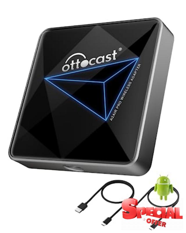 Ottocast Wireless Android Auto Adapter A2Air Pro