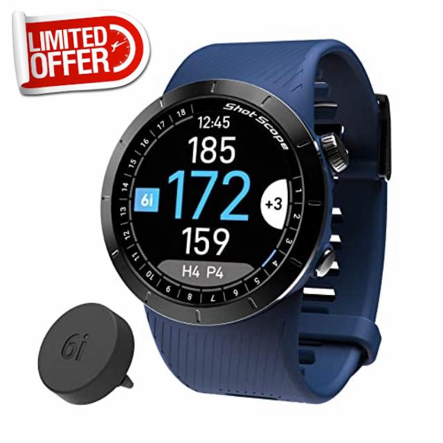 Shot Scope X5 GPS Watch and Shot Tracking System (Midnight Blue)